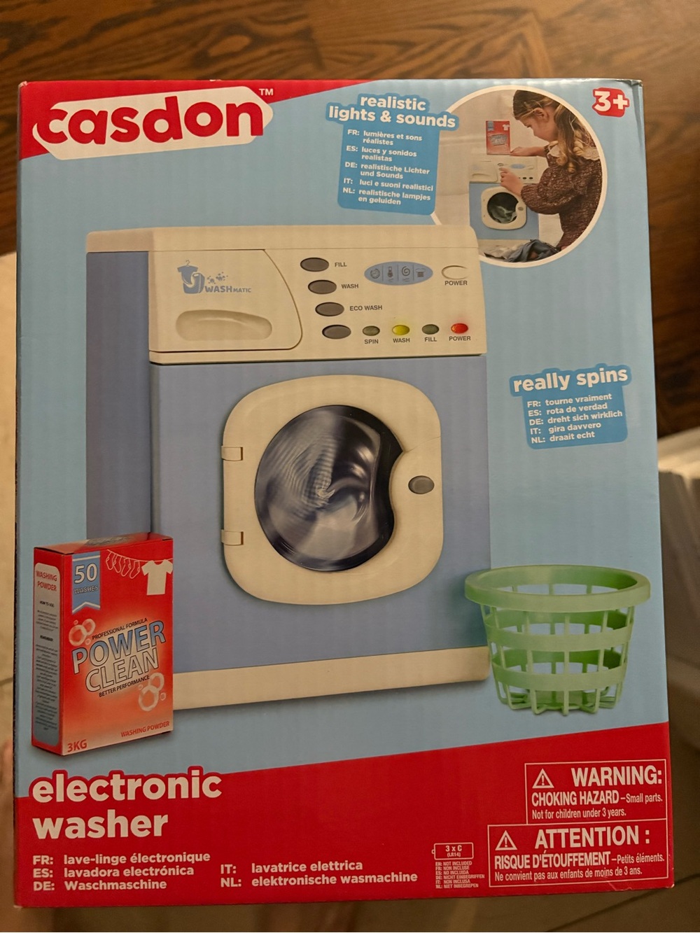 BNIB Casdon washing machine toy